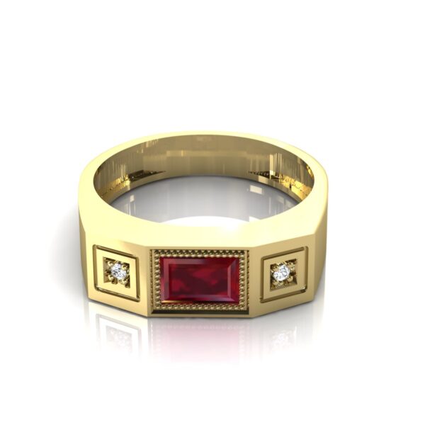 Anel Formatura Masculino 6.57 Gramas Em Ouro 18k - Image 2