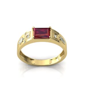 Anel Formatura Masculino 3.9 Gramas Direito Em Ouro 18k