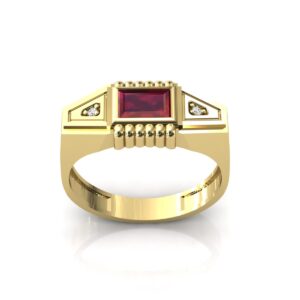 Anel Formatura Masculino 5,04 Gramas Em Ouro 18k