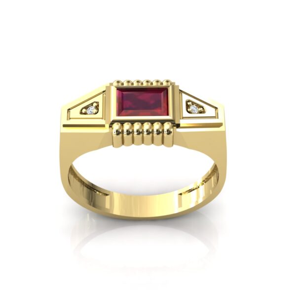 Anel Formatura Masculino 5,04 Gramas Em Ouro 18k