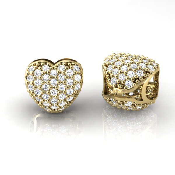 Pingente Pandora Coração Em Ouro 18k